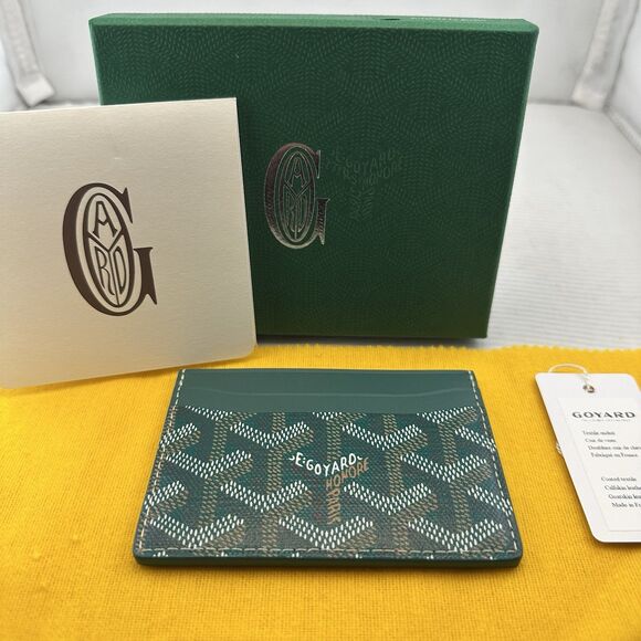 Goyard Saint Sulpice Green Card Holder Authentic New With Tags Paris July 2025 - Picture 6 of 10
